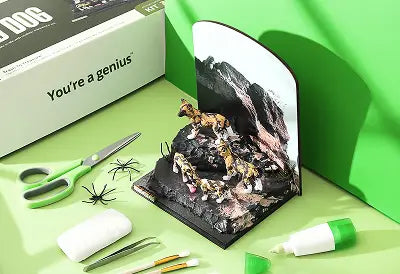 African Wild Dog kids craft kit with materials